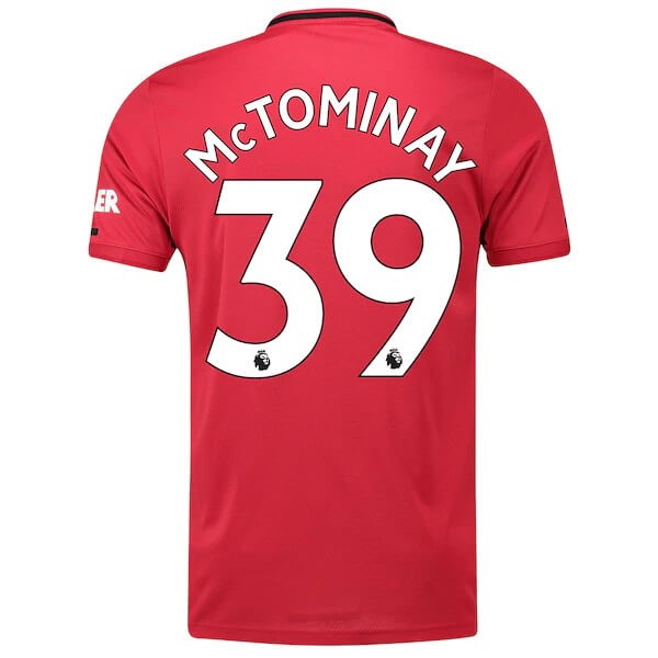 Camiseta Manchester United NO.39 McTominay Primera equipación 2019-2020 Rojo